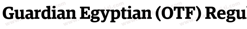Guardian Egyptian (OTF) Regular字体转换